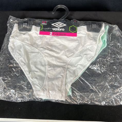 Umbro Intimates Sleepwear Nwt Umbro Two Pack Bikini Underwear White And Turquoise 3 Poshmark