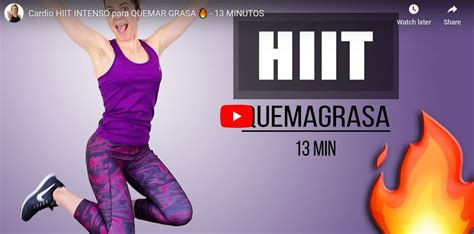 🔥 13 Minutos Cardio Hiit Intenso Para Quemar Grasa ⊛