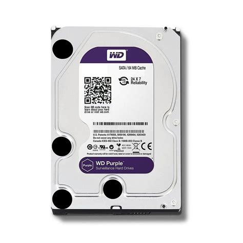 Ổ cứng HDD Western Digital 4TB Purple WD43PURZ 256MB Cache 3 5 inch