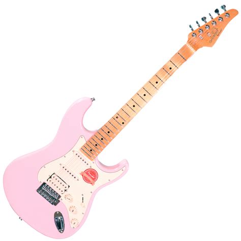 Marina F-3030 Pink Electric Guitar - Farida Italia