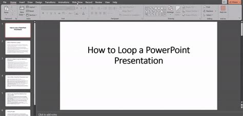 How To Loop A Powerpoint Presentation A Step By Step Guide