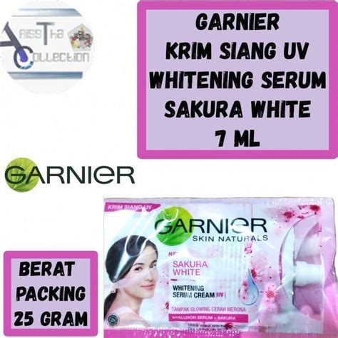 Jual Garnier Sachet Skin Naturals Krim Siang Sakura White 7 ML Di