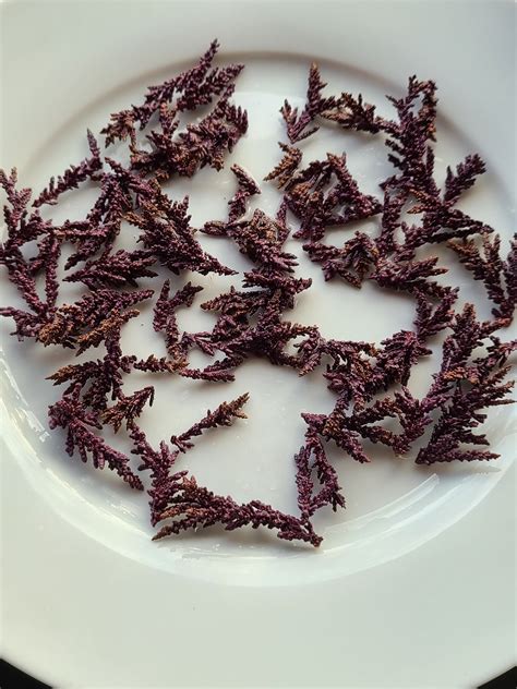 Pure copper crystals refined... - Lucky Metals Refining