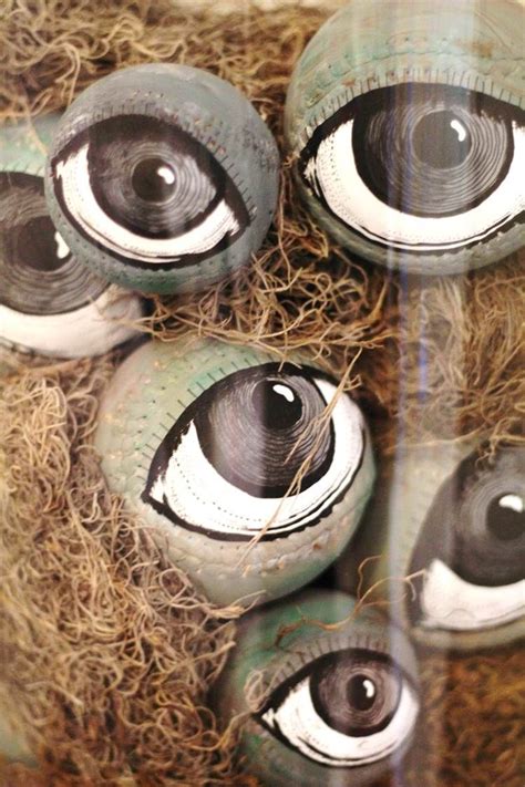 Creative And Easy Diy Halloween Eyeballs Made From Softballs And