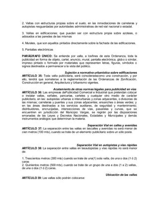 Ordenanza De Impuesto Publicidad Comercial Pdf