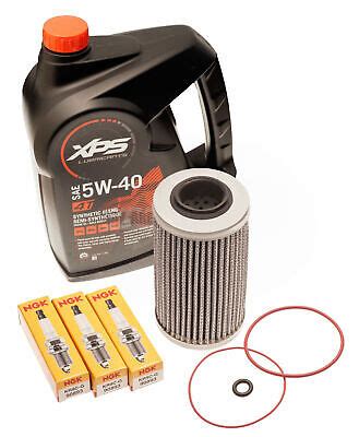 Sea Doo Hp Oil Change Kit W Filter O Rings Spark Plugs Rxpx Rxtx