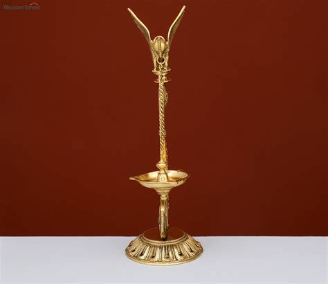 Buy Brass Parrot Lamp Diya Online In India At Best Price Modern Pooja