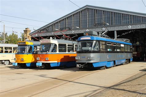 Jahre Tatra Stra Enbahn In Leipzig Stra Enbahn