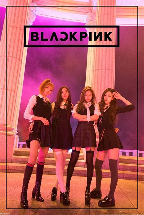 Buy Blackpink Poster Merchandise Columns Group Photo Rose Lisa Jisoo