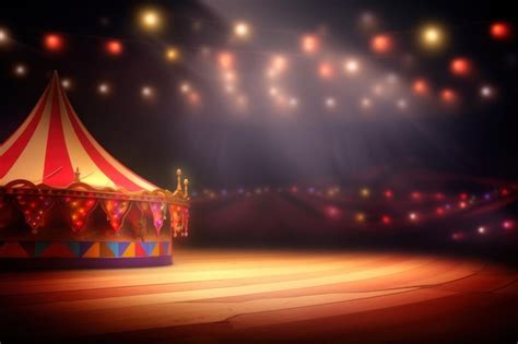 Premium Photo Circus Background Illustration Ai Generativexa