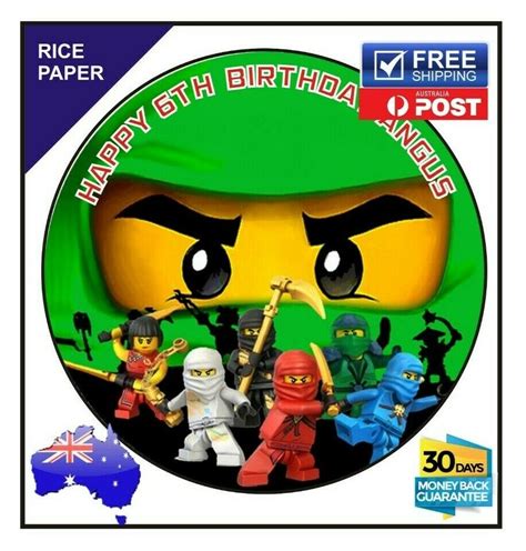 Lego Ninjago Happy Birthday Cake Topper Atelier Yuwa Ciao Jp