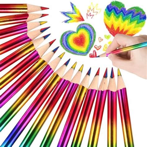 Regenbogen Buntstift Reastar St Ck Zeichnung Bleistift In