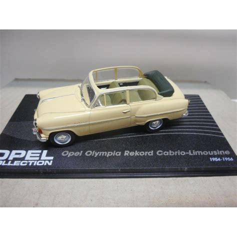 Opel Olympia Rekord Cabrio Eaglemoss Ixo Bcn Stock Cars