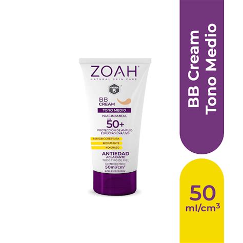 Bb Cream Zoah Crema Anti Edad Tono Medio 50Ml