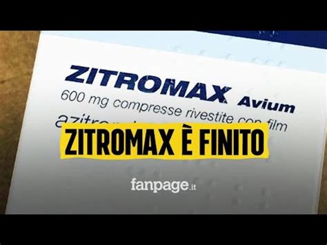 Zitromax Finito Introvabile Lantibiotico Usato Contro Il Covid Non