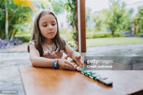 213 Child Lining Up Toys Stock Photos High Res Pictures And Images