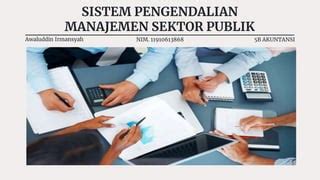 Materi Sistim Pengendalian Manajemen Sektor Publik Ppt