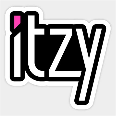 Kpop Itzy Logo - Itzy - Sticker | TeePublic