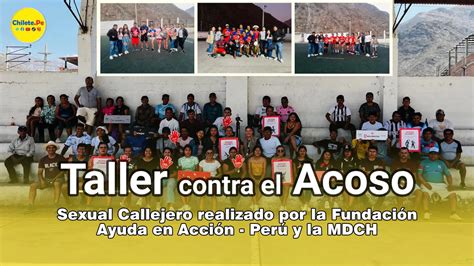 Taller Contra El Acoso Sexual Callejero Realizado Por La Fundación Ayuda En Acción Y La Mdch