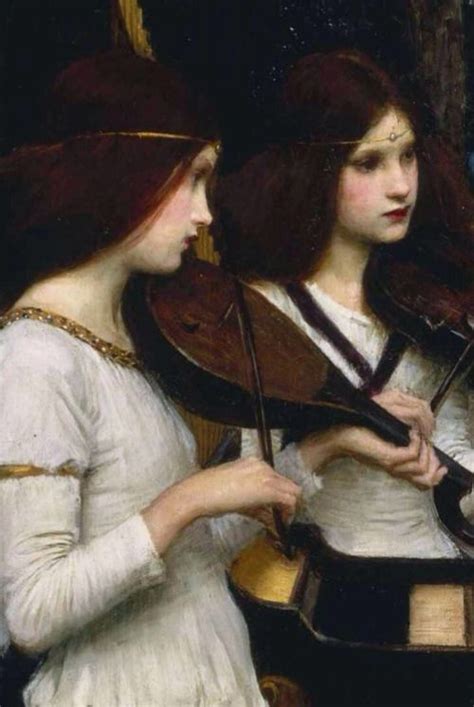 Detail St Cecilia 1895 John William Waterhouse John William