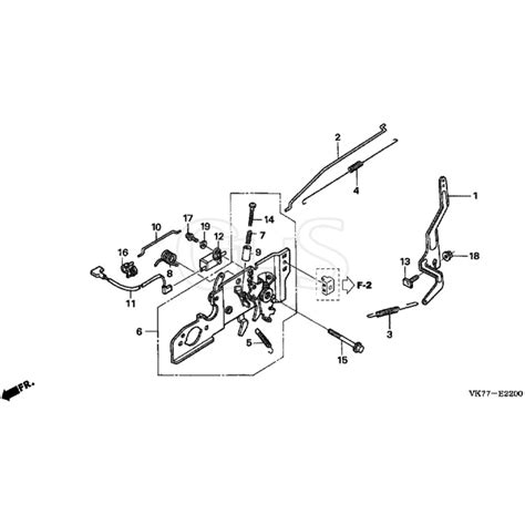 Honda HRX426C SDE MATF 1000001 Control Diagram GHS