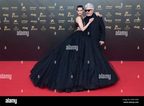 Valencia Spain 12th February 2022 Pedro Almodovar Milena Smit