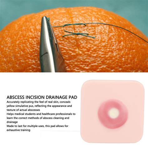 Abscess Incision Drainage Pad Sebaceous Cyst Surgical Removal Training Skin Spg Ebay