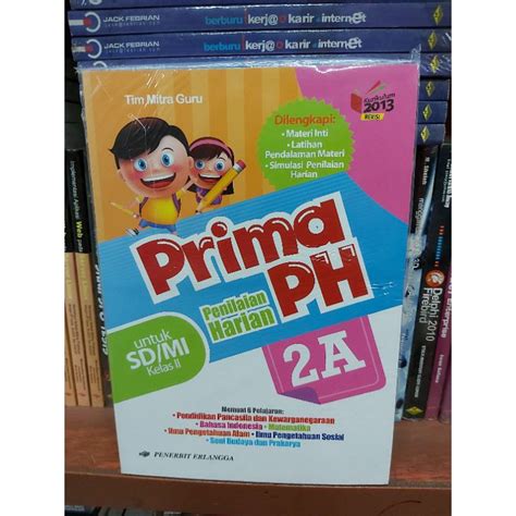 Jual Buku Prima Ph A Sd Kelas K Revisi Shopee Indonesia