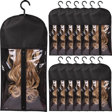 Aihopesto 12pcs Hair Extension Holder Wig Storage For