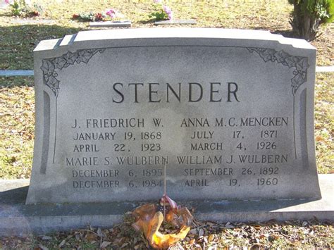 Johann Friedrich Wilhelm Stender 1868 1923 Find A Grave Memorial