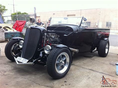 Ford 1934 Roadster UTE Nostalgia Style HI BOY HOT ROD V8 Steel Body