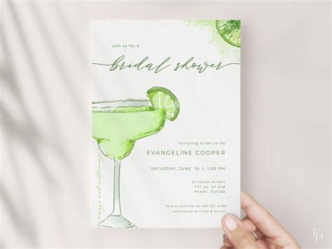 Margs And Matrimony Margarita Bridal Shower Invitation Etsy