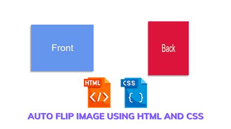 Flip Image Animation Using Html And Css