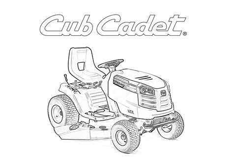 Lawn Mower Coloring Pages