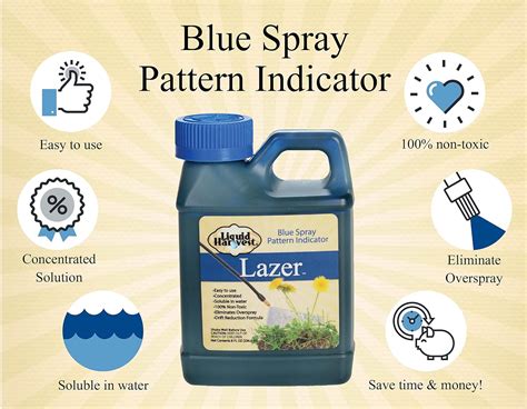 Buy Liquid Harvest Lazer Blue Concentrated Spray Pattern Indicator