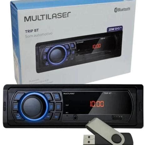 Som Automotivo Multilaser Trip Bt Mp Usb E Bluetooth Submarino