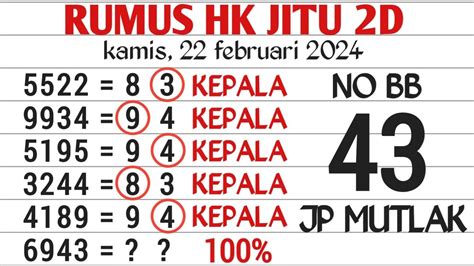 Prediksi Hk Februari Bocoran Togel Hk Malam Ini Rumus Ekor