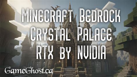 Minecraft Bedrock Crystal Palace NVIDIA GEFORCE RTX QHD Upscaled To UHD