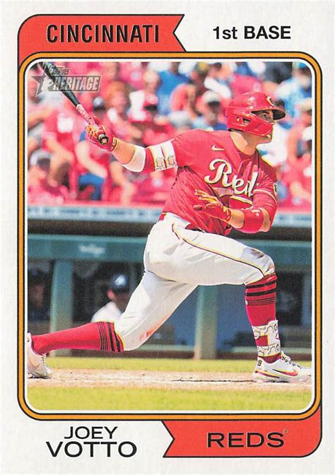 Topps Heritage Joey Votto Trading Card Database