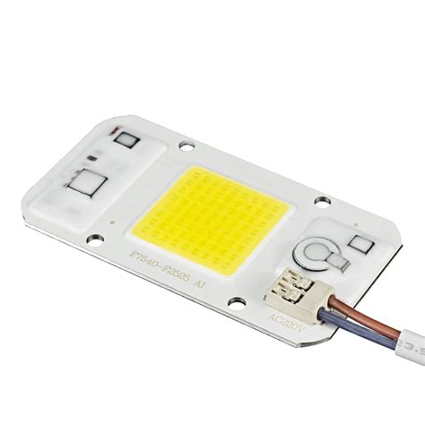 Pcs Lot Dimmable Led Cob Chip W W W Ac V Smart Ic Grow Light