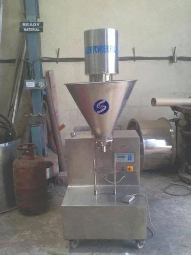 Stainless Steel Semi Automatic Semi Auto Powder Filler Machine At Rs