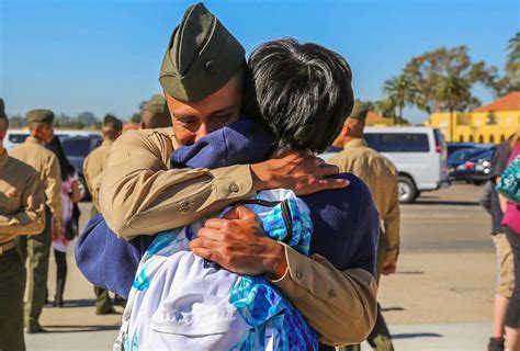 A Marine From Fox Company Nd Recruit Training Battalion Nara