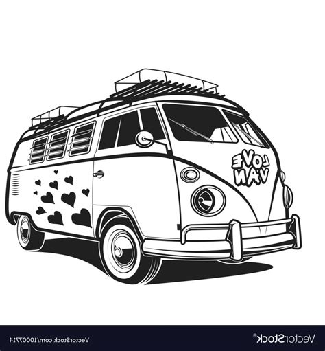 Vw Van Vector At Vectorified Collection Of Vw Van Vector Free For