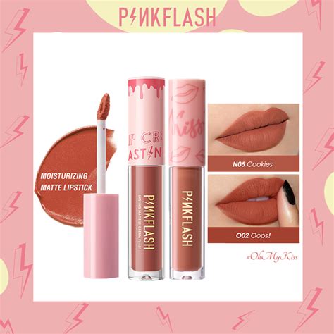 BPOM PINKFLASH Ohmykiss Matte Liquid Lipstik Lip Tint Tahan Air