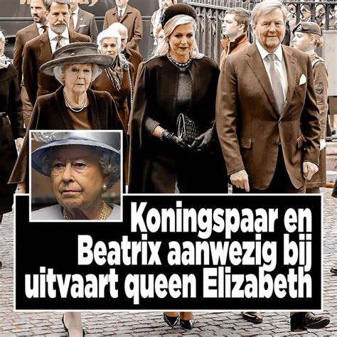 Beatrix En Koningspaar Aanwezig Bij Uitvaart Queen Elizabeth Ditjes