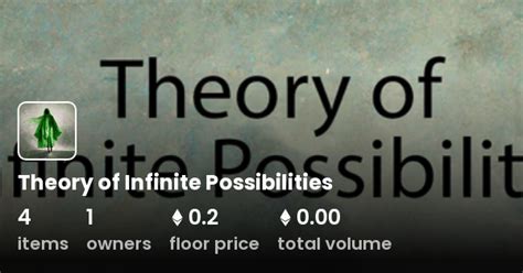 Theory Of Infinite Possibilities Collection Opensea