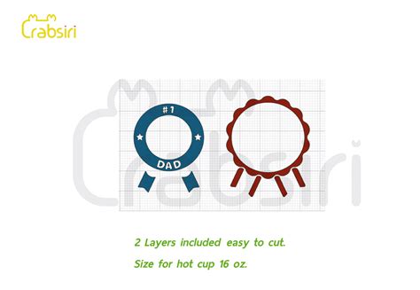 1 Dad Hot Cup 16oz SVG Crabsiri