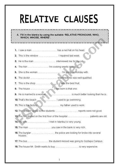 Relative Clause 35 Examples Usage Types Format Pdf