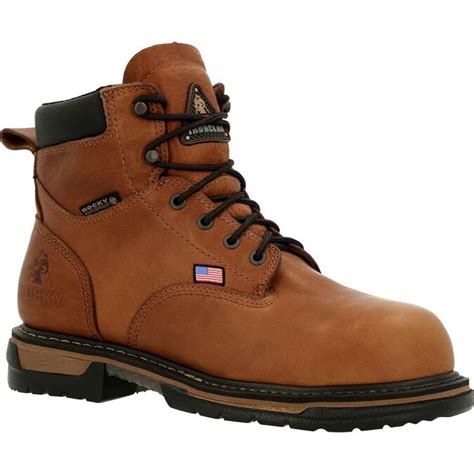 Rocky Rocky Ironclad Usa Made Steel Toe Waterproof Work Boots Size 8m