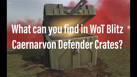 Caernarvon Defender Container Wot Blitz Youtube